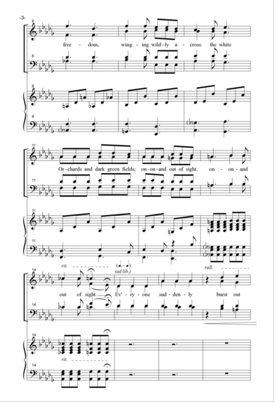 Everyone Sang 4-Part scores gallery preview page 2