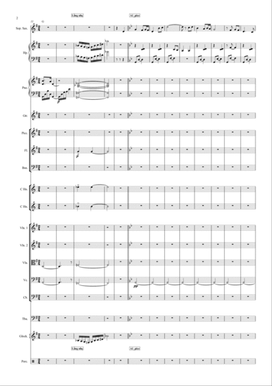 Dan Chim Viet (Van Cao) Percussion Ensemble scores gallery preview page 2