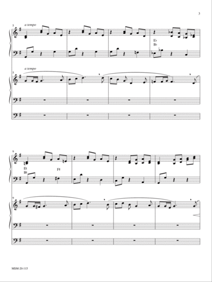 Christmas Carol Trilogy Harp scores gallery preview page 2