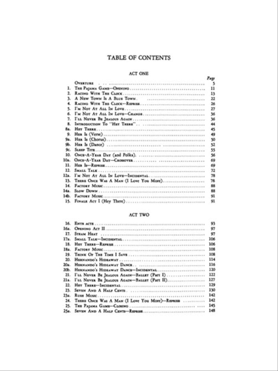 The Pajama Game Voice scores gallery preview page 3