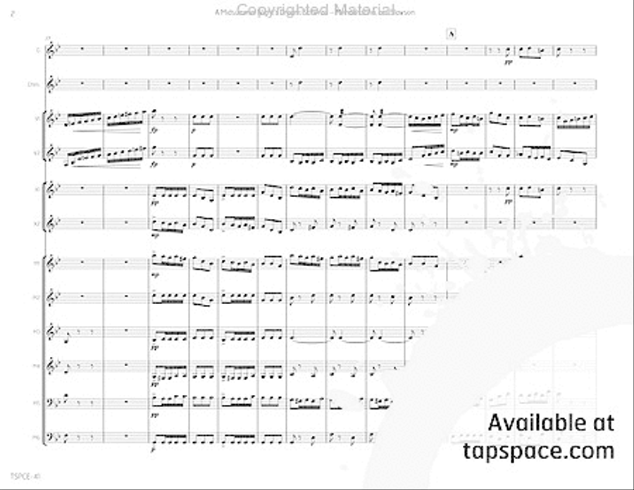 Midsummer Night's Dream, A: Scherzo Percussion Ensemble scores gallery preview page 7