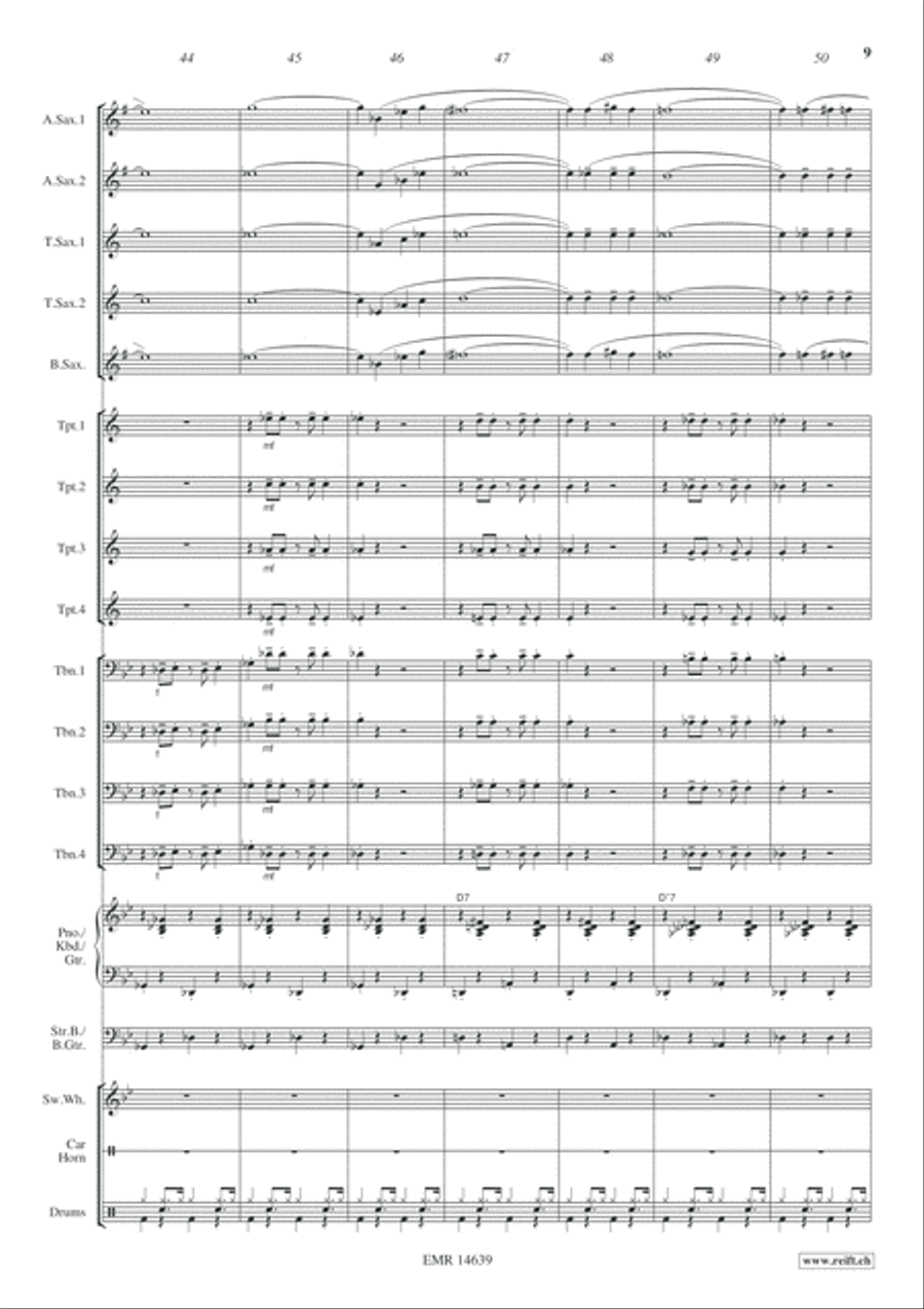 Ballroom Queen Big Band scores gallery preview page 10