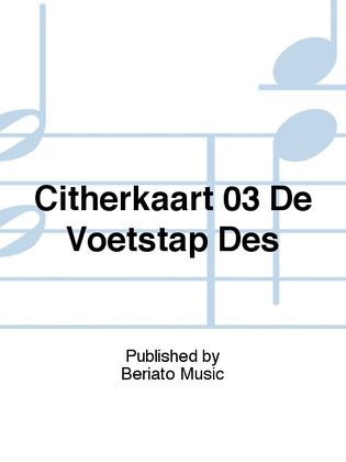 Citherkaart 03 De Voetstap Des