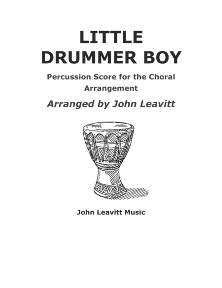The Little Drummer Boy 4-Part scores gallery preview page 1