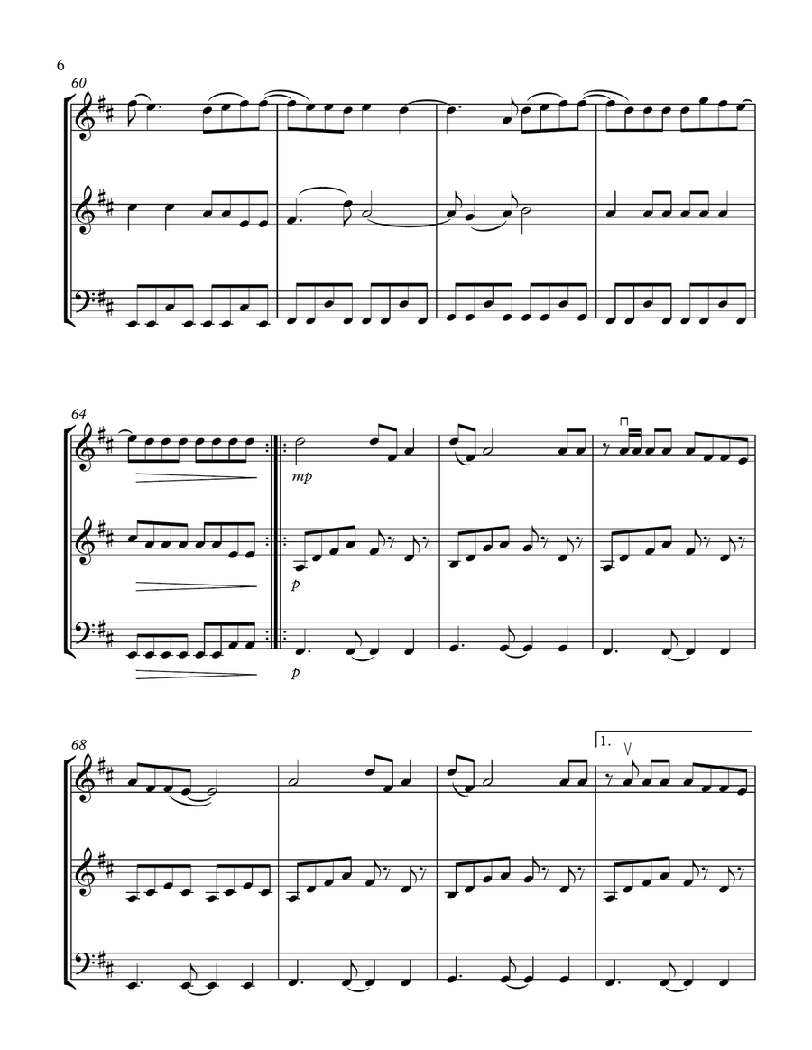 All Of The Lights String Trio scores gallery preview page 6