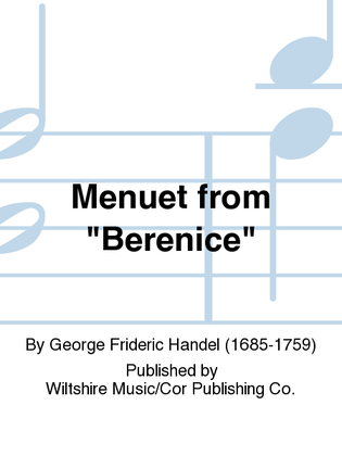 Menuet from Berenice