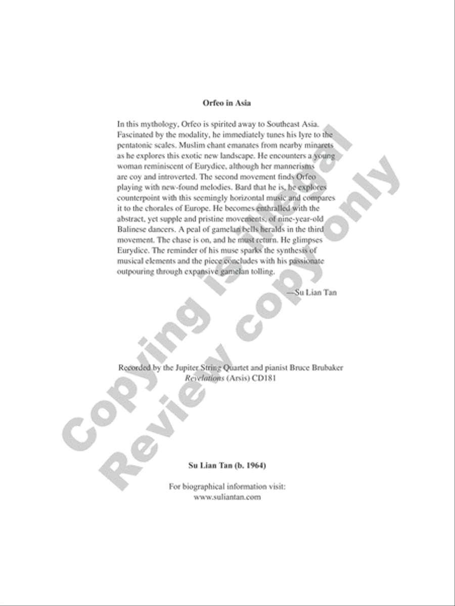 Orfeo in Asia Piano Solo scores gallery preview page 4