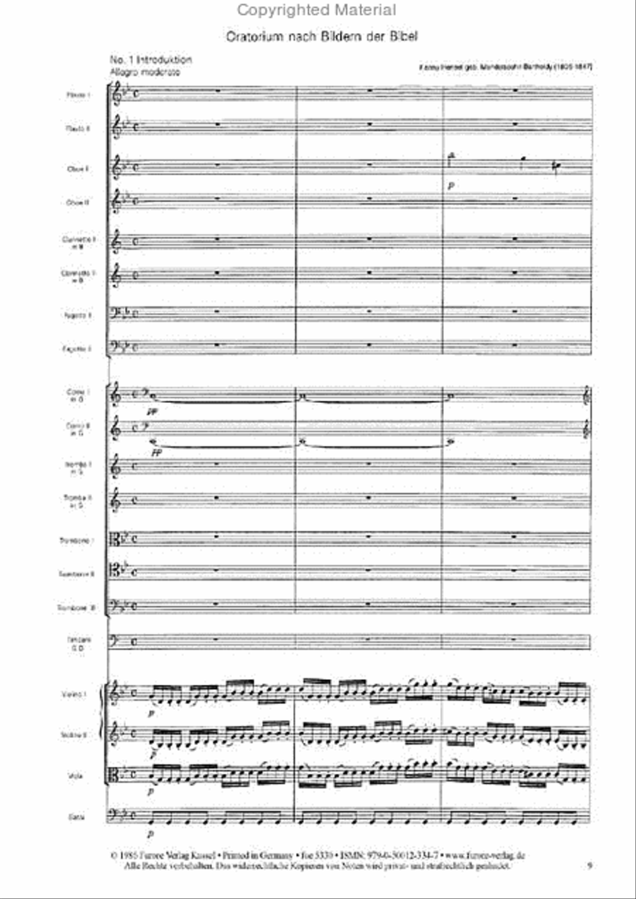 Oratorium nach Bildern der Bibel/Oratoria on words of the bible Choir scores gallery preview page 2