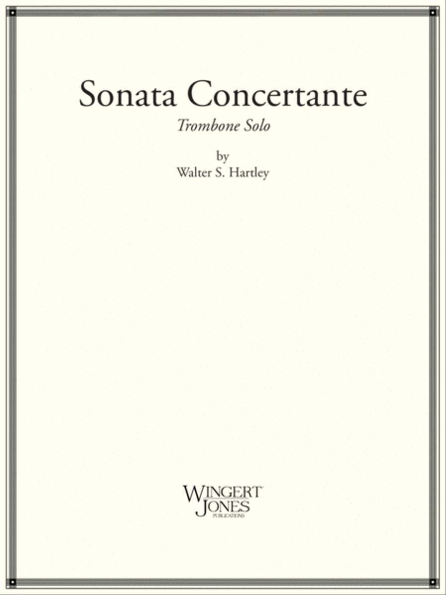 Sonata Concertante Trombone scores gallery preview page 1