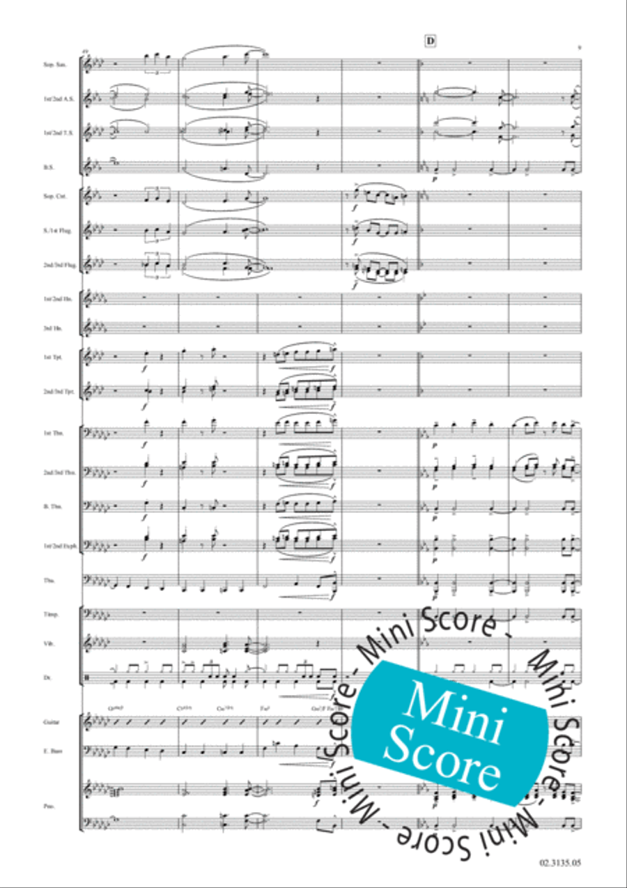 The Way You Look Tonight Fanfare Band scores gallery preview page 15