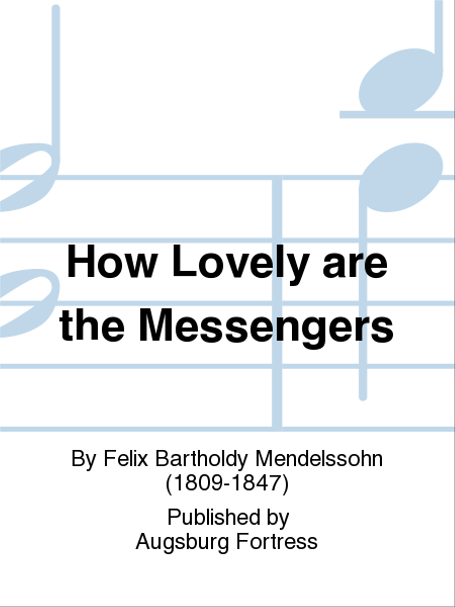 How Lovely are the Messengers 4-Part scores gallery preview page 1