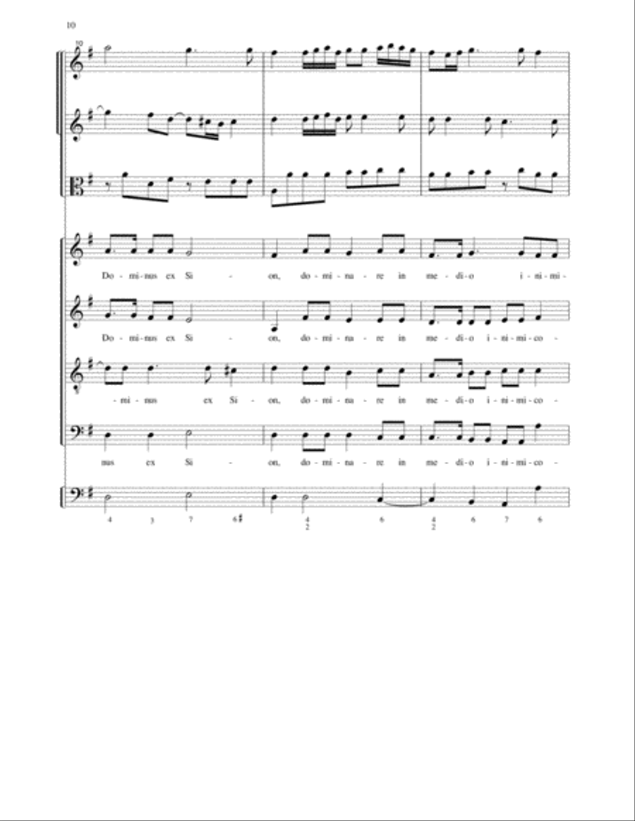 Two Puccini Psalms-Instrumental parts 4-Part scores gallery preview page 7
