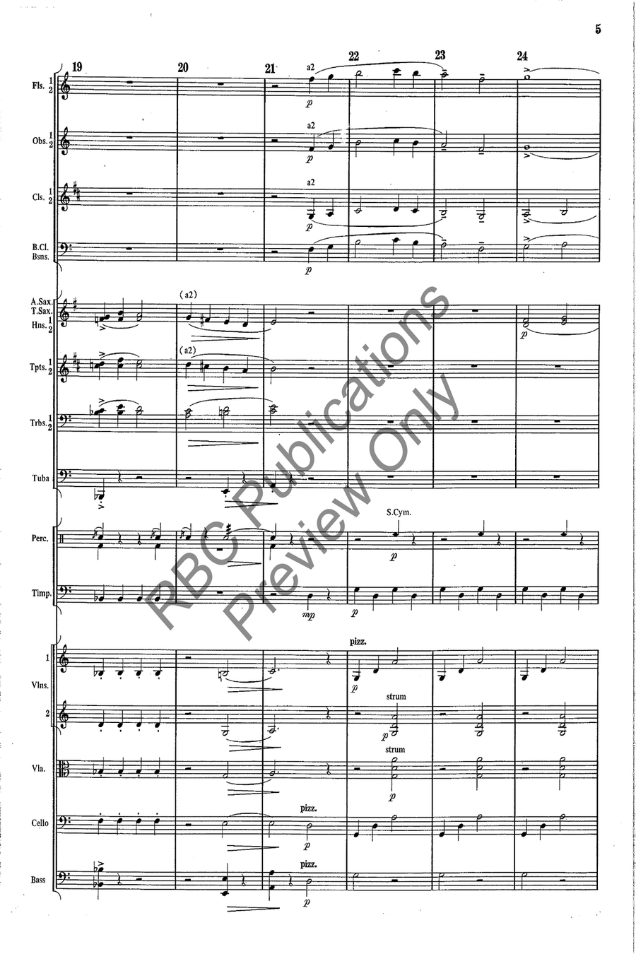 Peasant Suite Full Orchestra scores gallery preview page 6