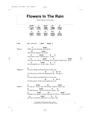 Book cover for Flowers In The Rain