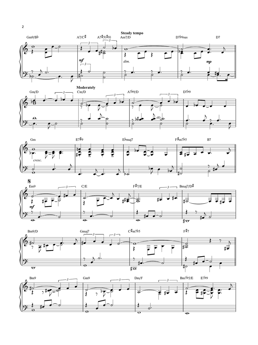 New Year Piano Solo scores gallery preview page 2