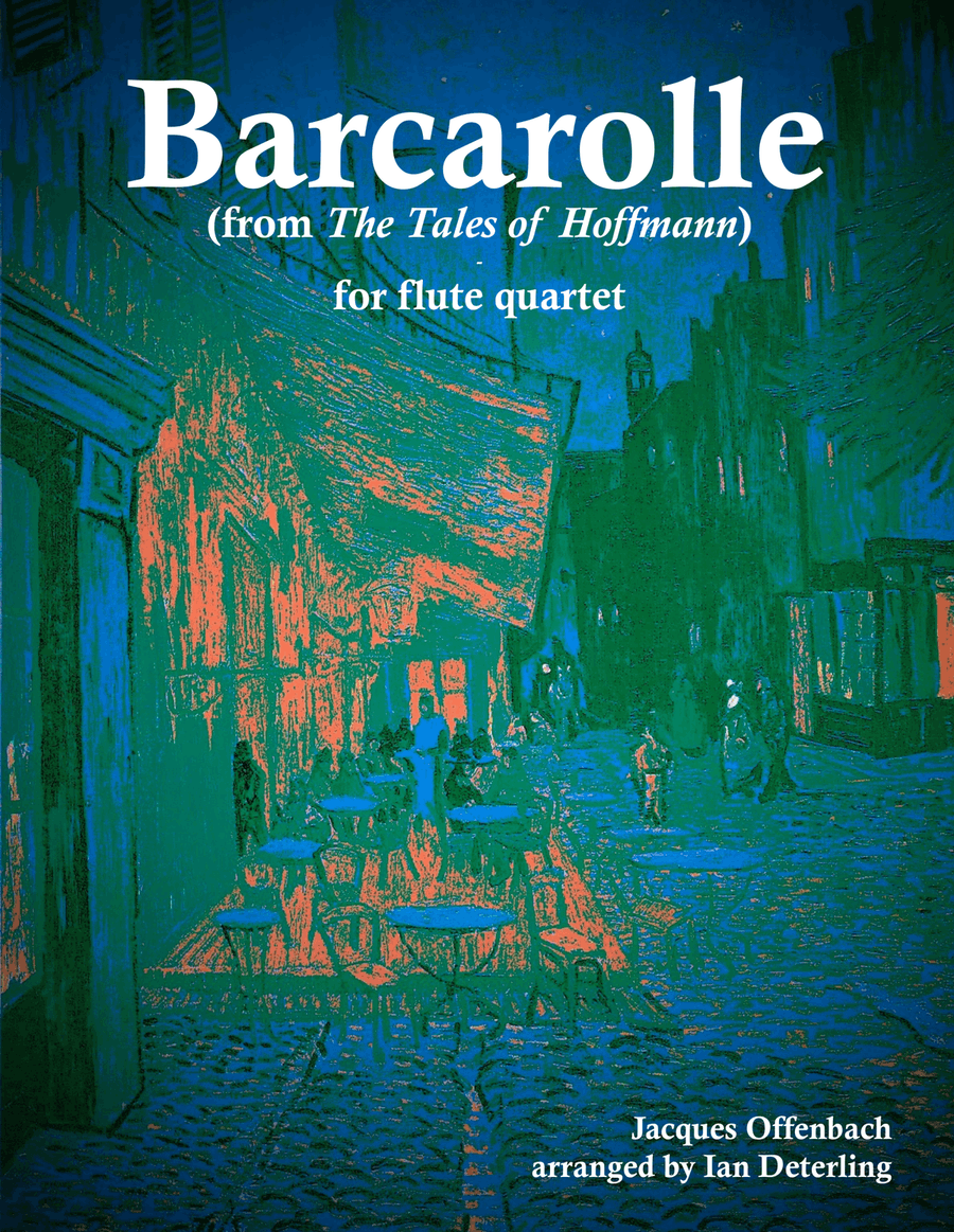 Barcarolle (for Flute Quartet) Flute Quartet scores gallery preview page 1