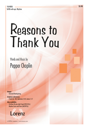 Book cover for Reasons to Thank You