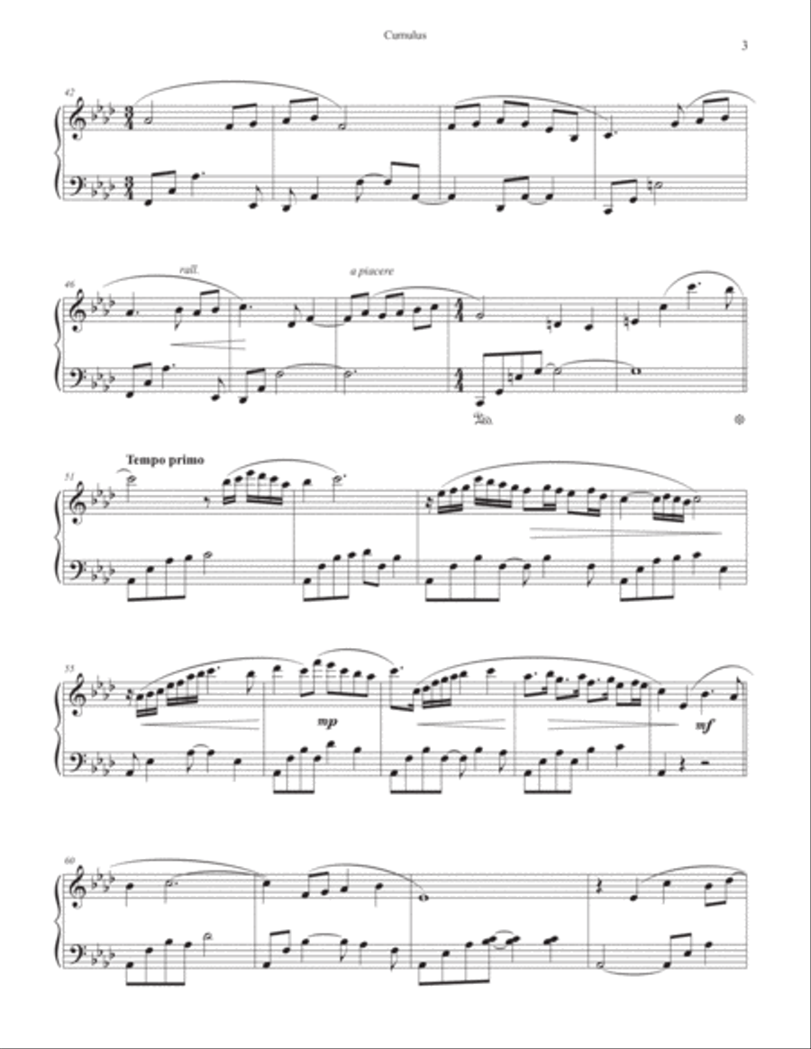 Cumulus Piano Solo scores gallery preview page 4