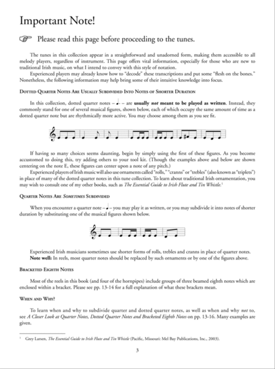 300 Gems of Irish Music for All Instruments Flute scores gallery preview page 4