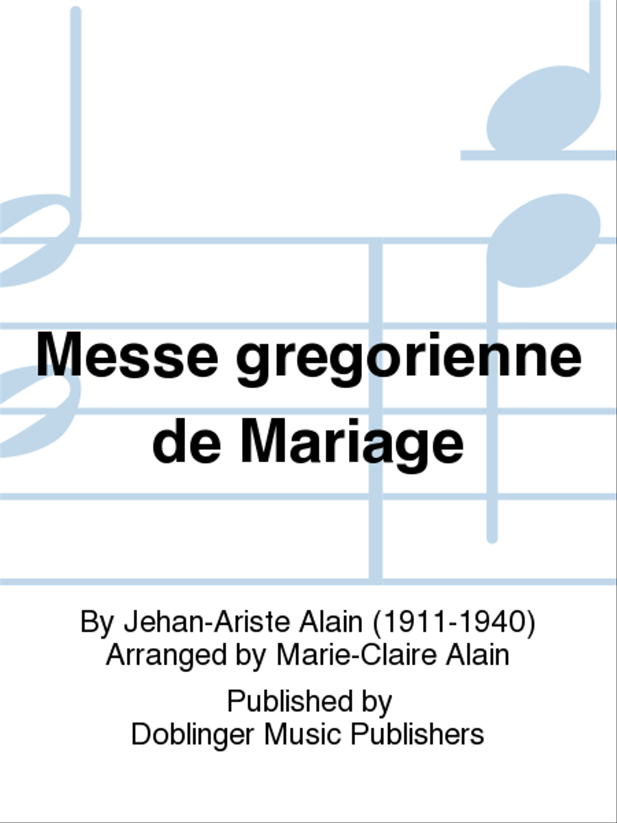 Messe gregorienne de Mariage Part scores gallery preview page 1