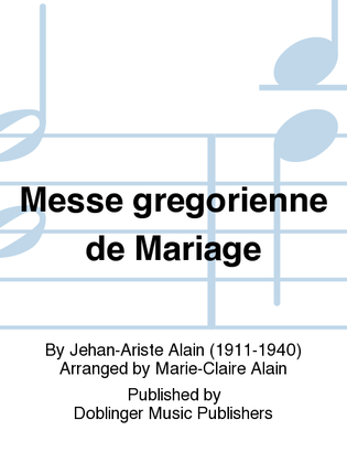 Messe gregorienne de Mariage