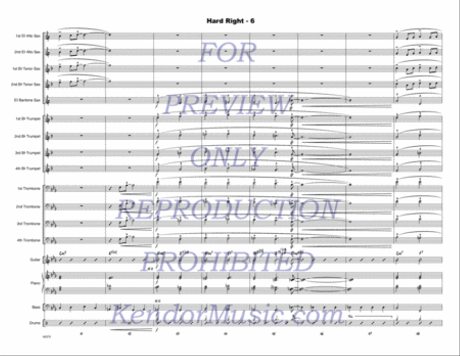 Hard Right Jazz Ensemble scores gallery preview page 7