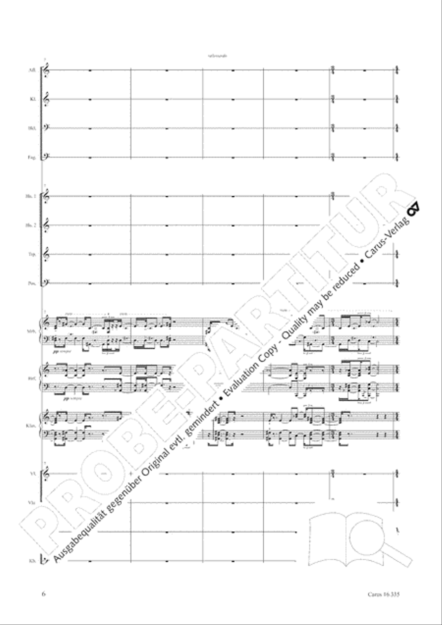 Esquisse: le froid Orchestra scores gallery preview page 7