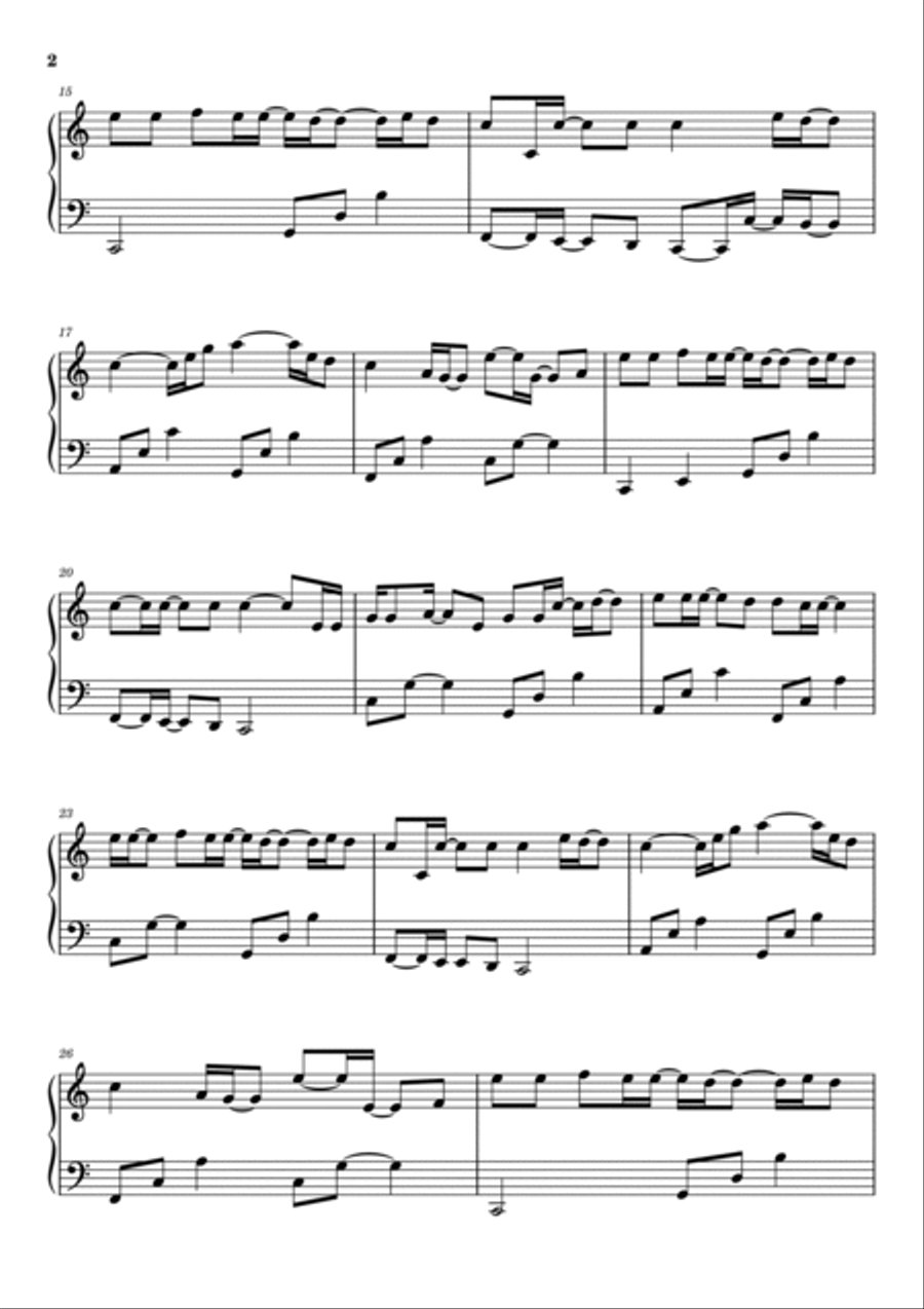 Let It Be Easy Piano scores gallery preview page 2