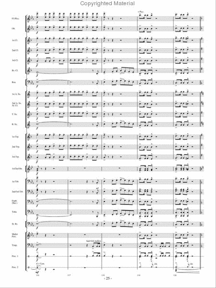 Make A Joyful Noise Concert Band scores gallery preview page 24