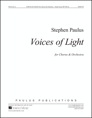 Voices of Light (study score)