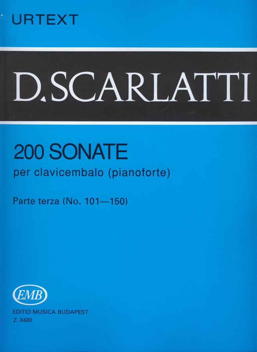 200 Sonate per clavicembalo (pianoforte) 3 Piano Solo scores gallery preview page 1