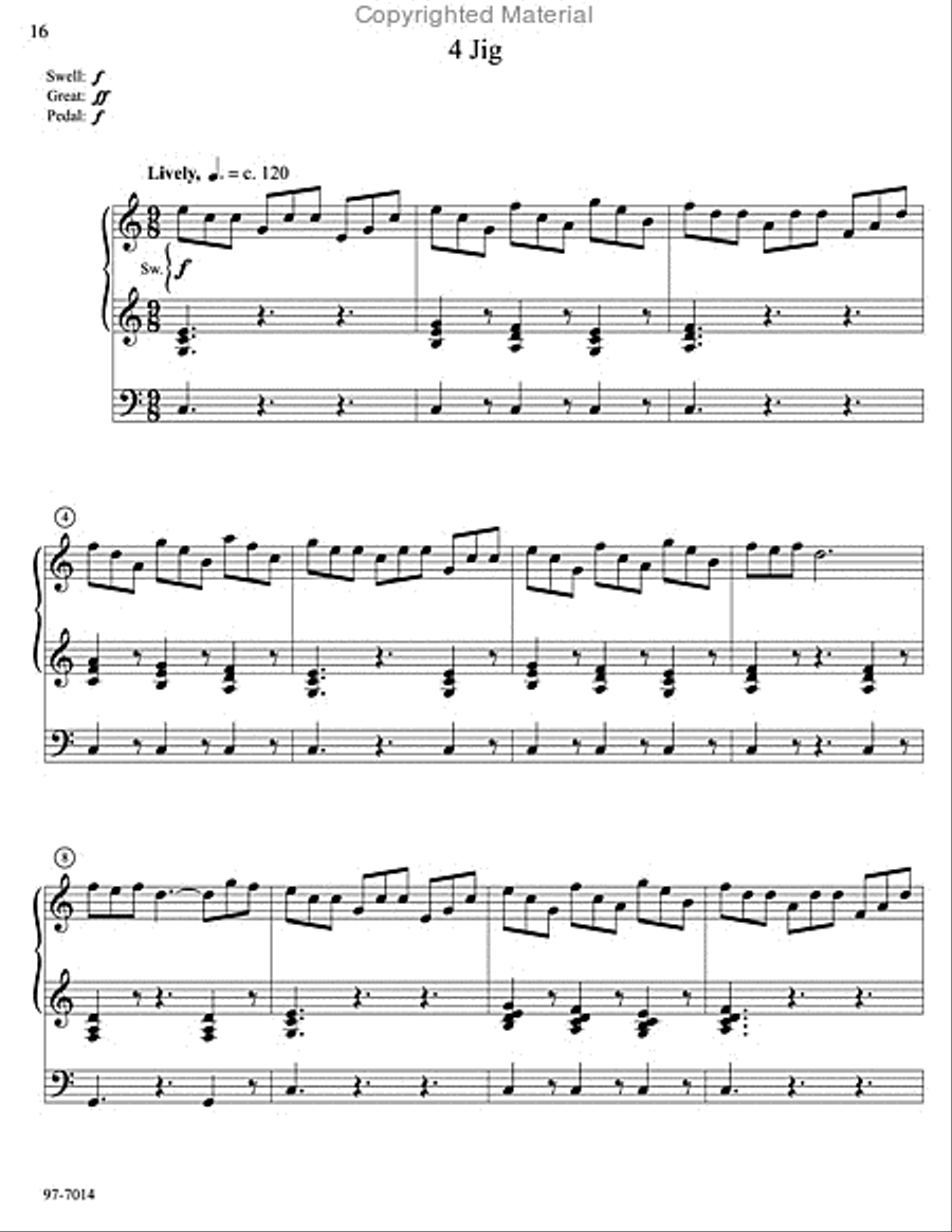 Praise and Thanksgiving Organ scores gallery preview page 5