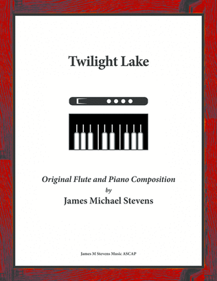 Book cover for Twilight Lake - Flute & Piano