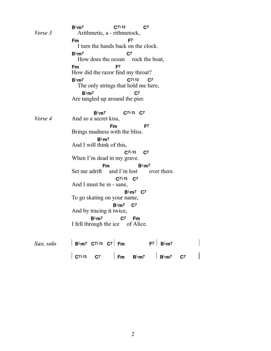 Alice Easy Guitar scores gallery preview page 2