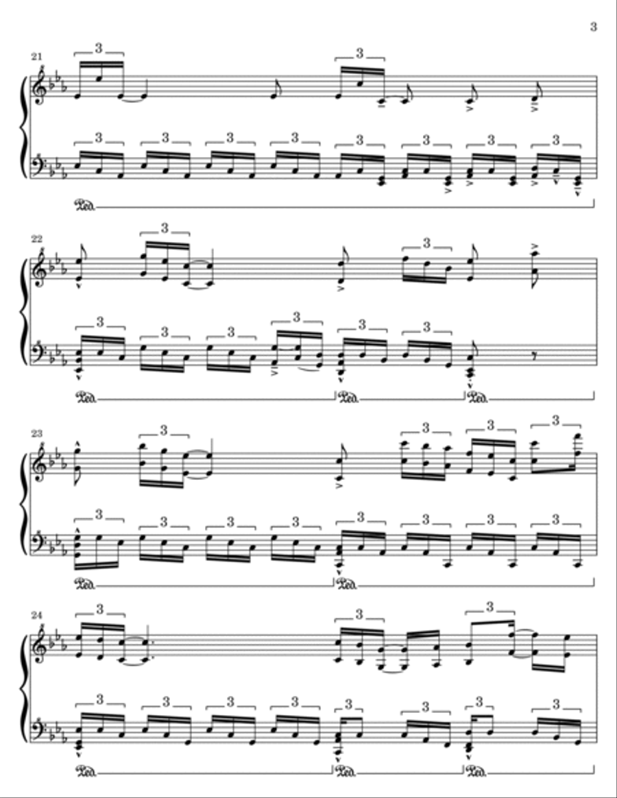 Empire of Ashes Empire of Ashes Piano Solo scores gallery preview page 3