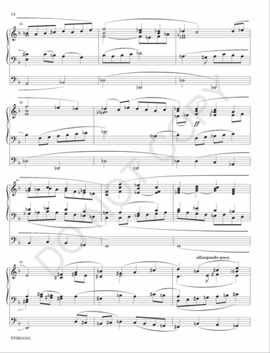 Sonata No. 2 for Organ Organ Solo scores gallery preview page 17