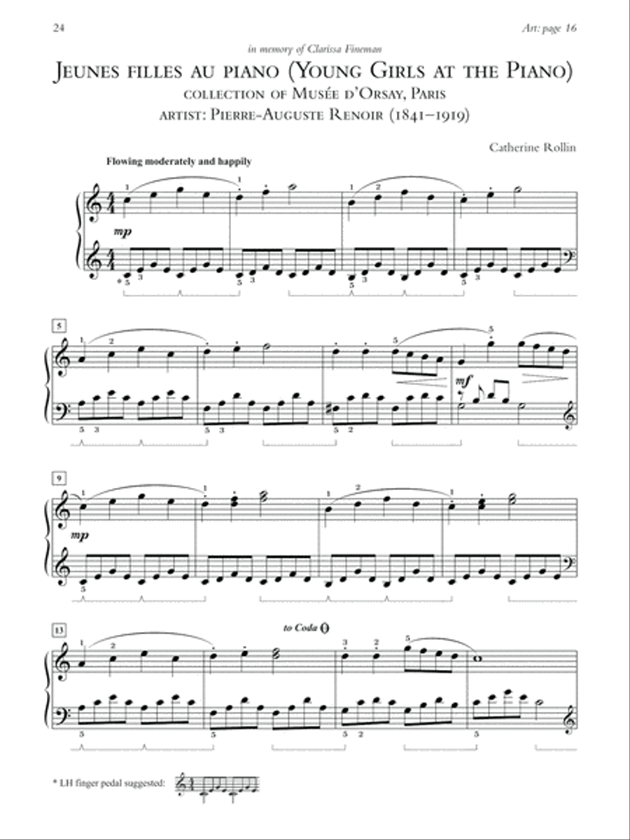 Museum Masterpieces, Book 2 Piano Solo scores gallery preview page 7