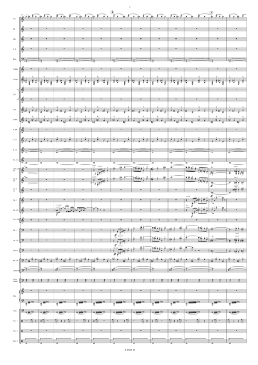 Noces de Cendres Noces de Cendres Concert Band scores gallery preview page 3