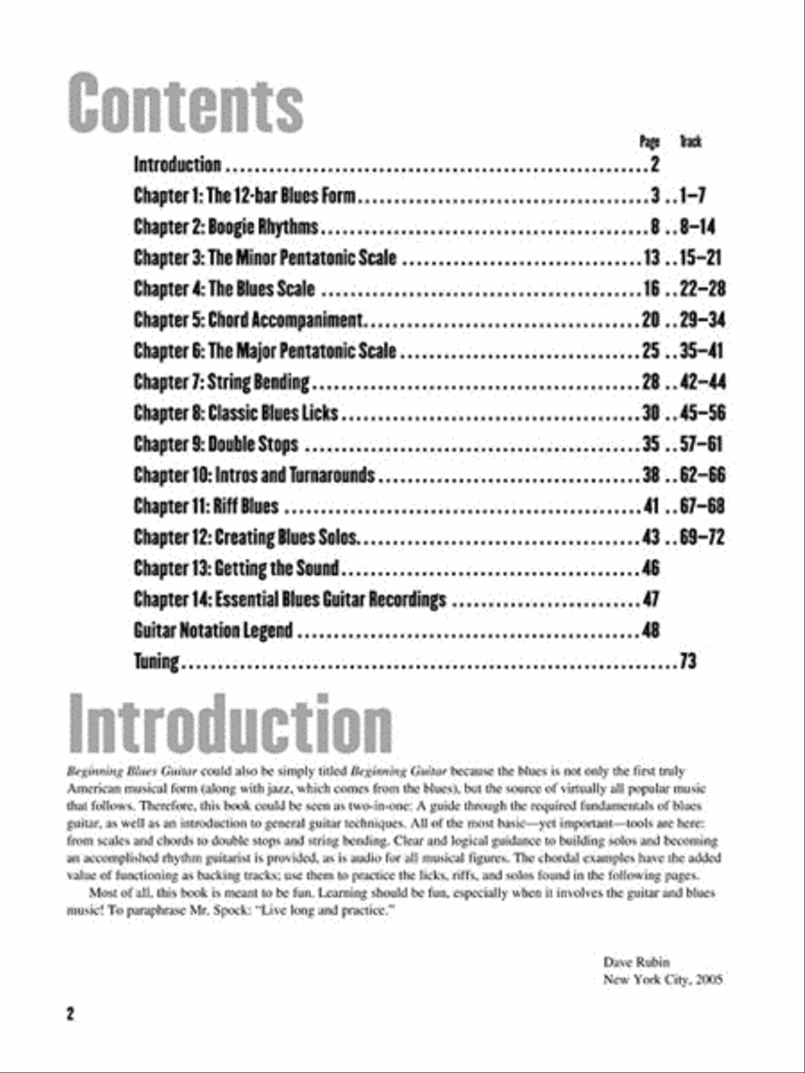 Beginning Blues Guitar Electric Guitar scores gallery preview page 2