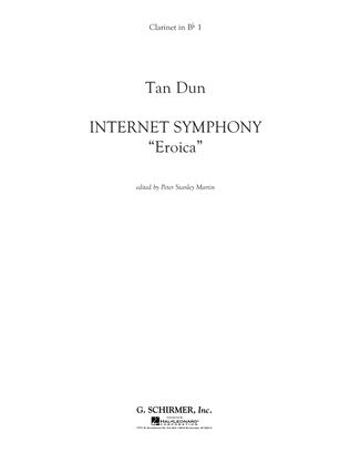 Book cover for Internet Symphony "Eroica" - Bb Clarinet 1