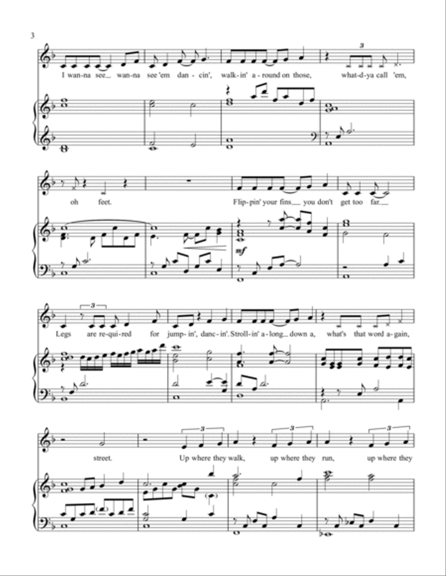Part Of Your World Part Of Your World Voice scores gallery preview page 4