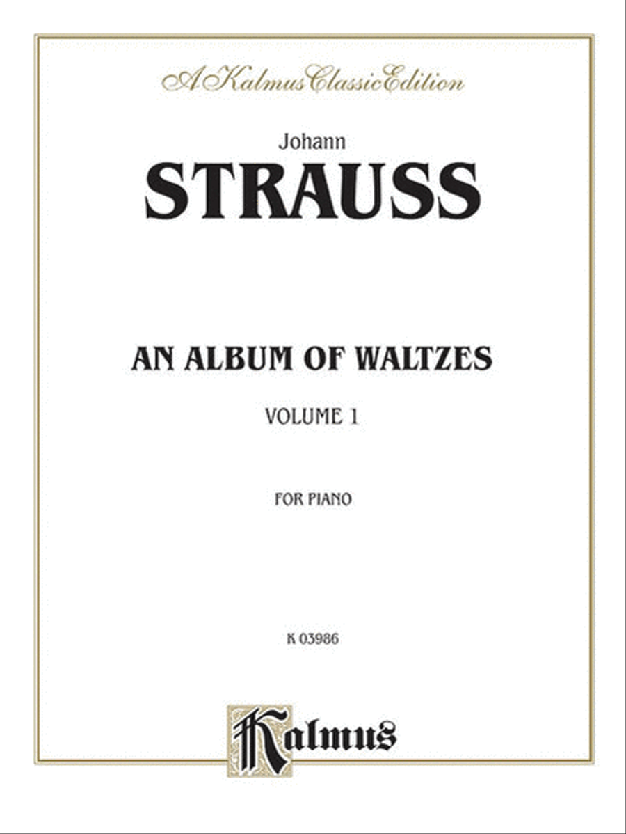 Waltzes, Volume 1 Piano Solo scores gallery preview page 1