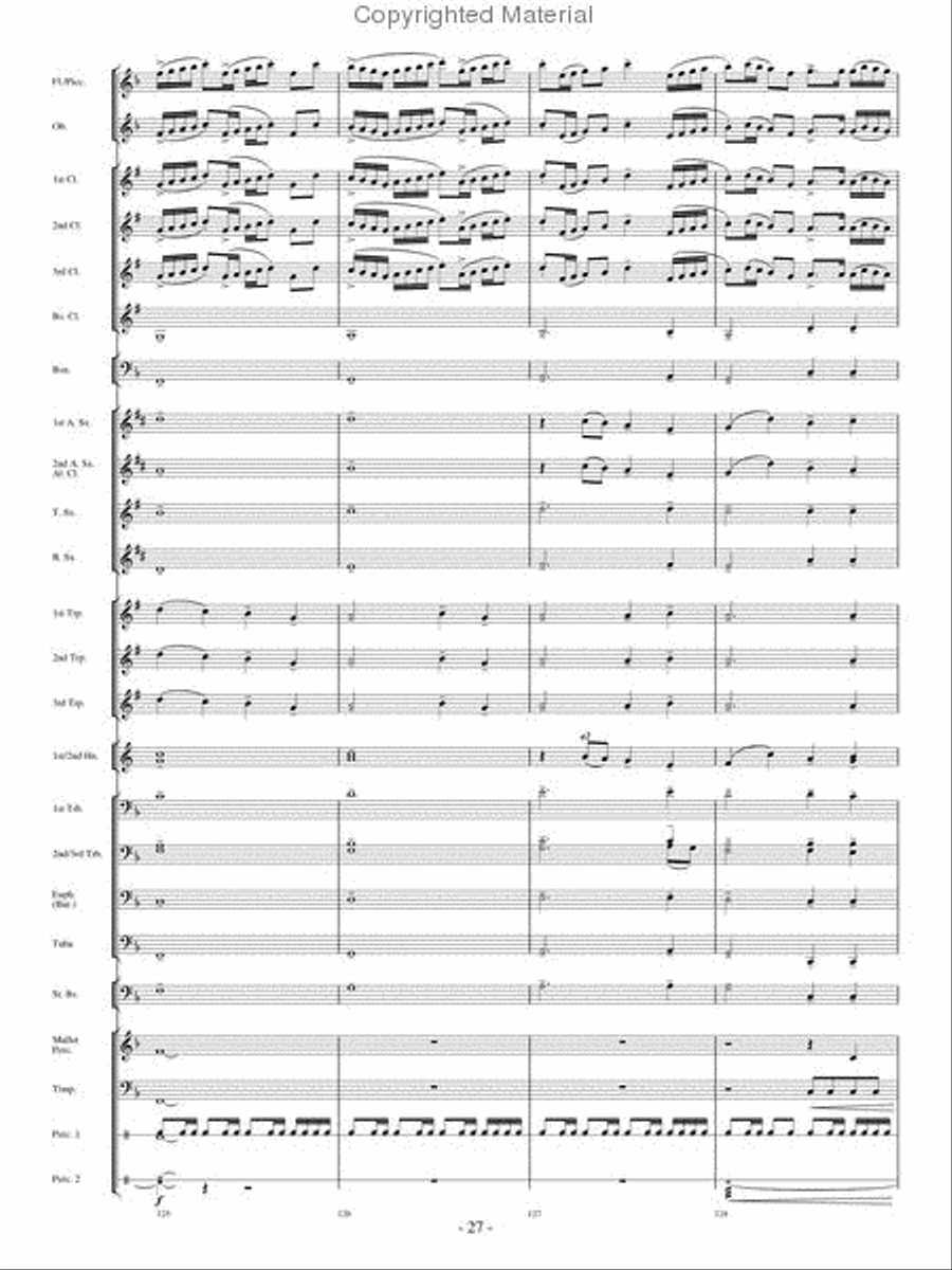 Make A Joyful Noise Concert Band scores gallery preview page 26