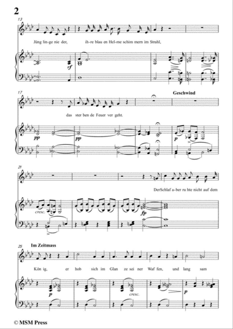 Schubert-Loda’s Gespenst,in f minor,D.150,for Voice and Piano Voice Solo scores gallery preview page 4