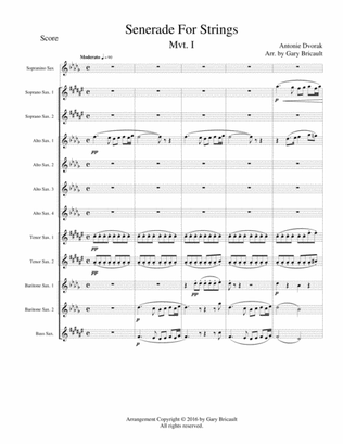 Serenade for Strings - Opus 22