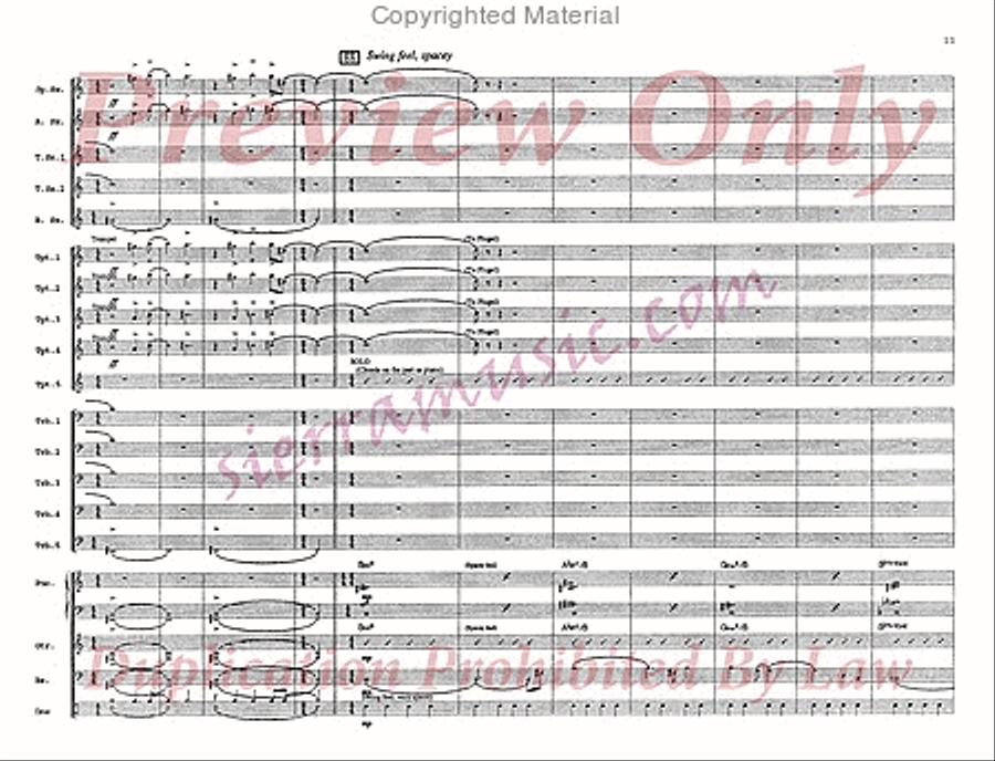 Temple Street Temple Street Jazz Ensemble scores gallery preview page 12