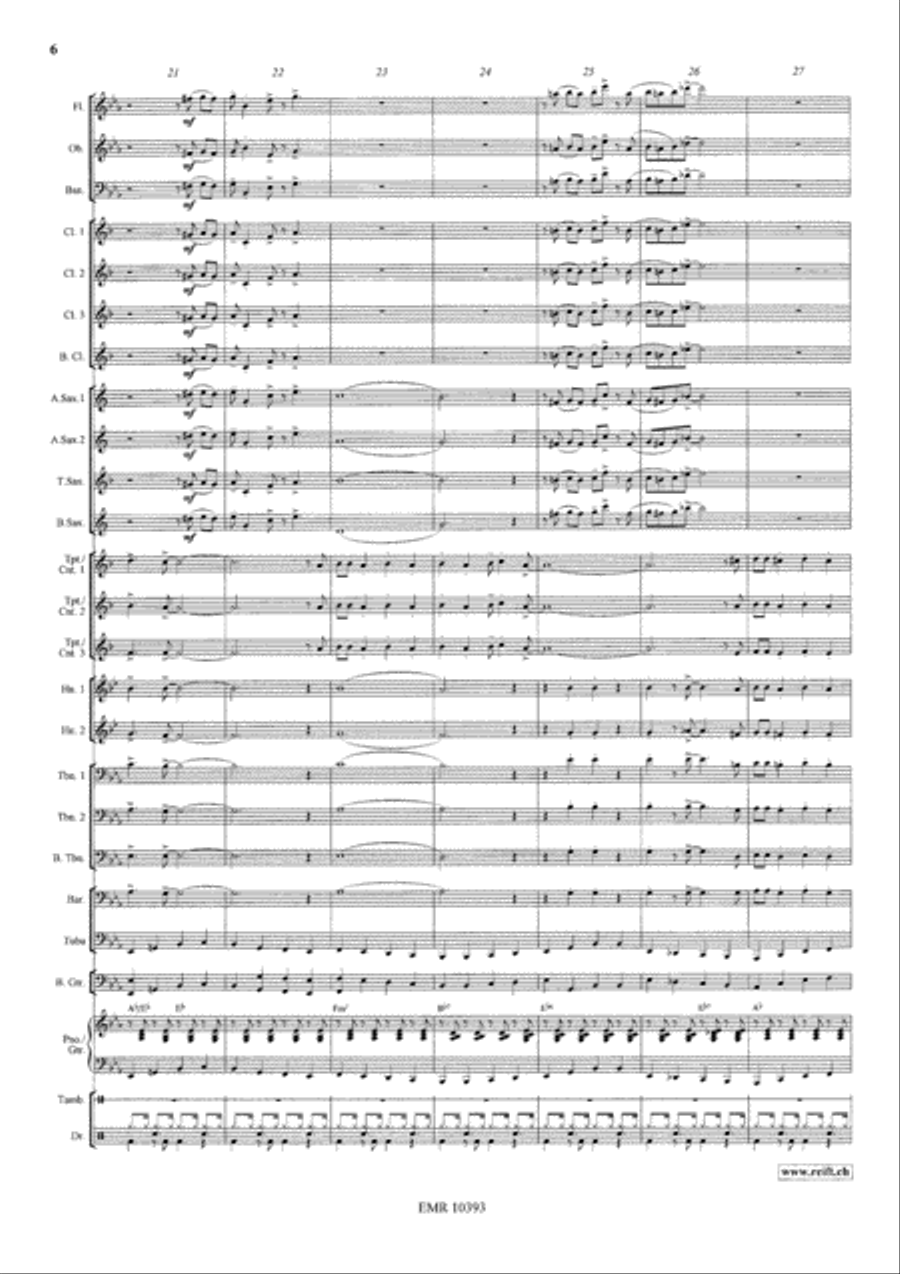 Boogie Never Stops Boogie Never Stops Concert Band scores gallery preview page 7
