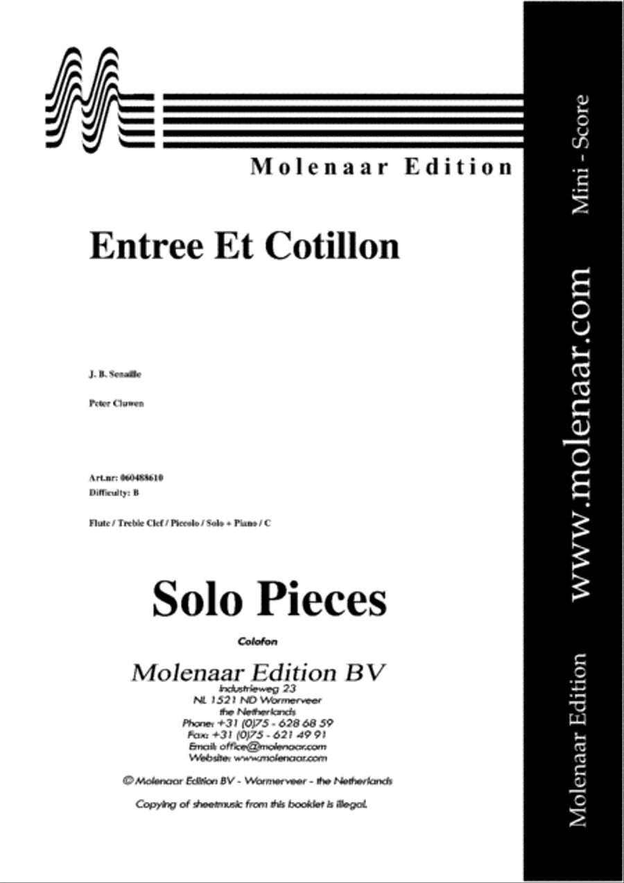 Entree et Cotillon Entree et Cotillon Piccolo scores gallery preview page 2