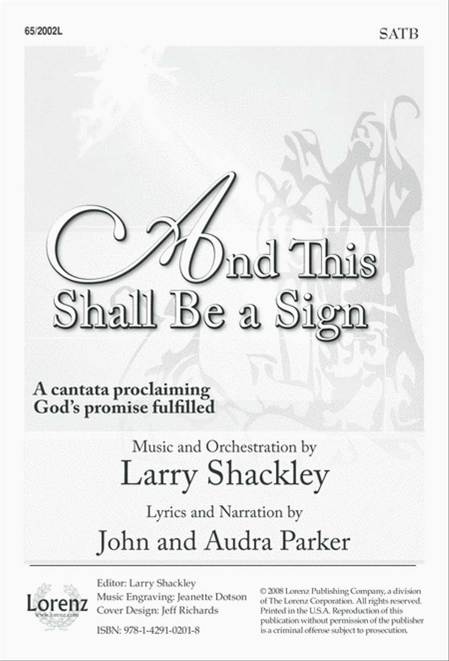 And This Shall Be a Sign And This Shall Be a Sign 4-Part scores gallery preview page 2