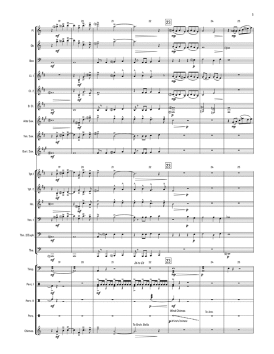 God Of War Concert Band scores gallery preview page 6